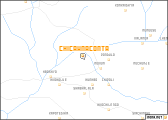 map of Chicawnaconta