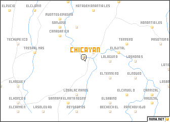 map of Chicayán