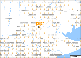 map of Chicá