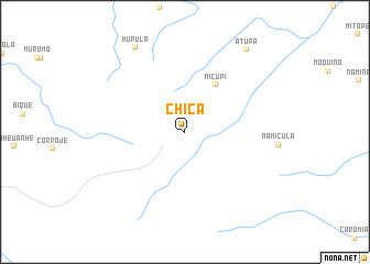 map of Chicá