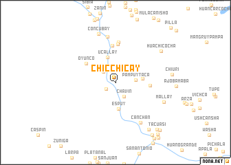 map of Chicchicay