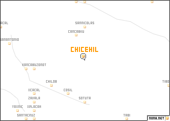 map of Chicehil