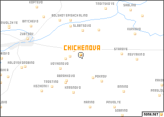 map of Chichenova