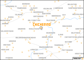 map of Chichërino