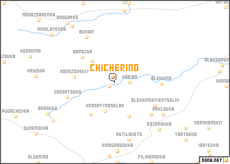map of Chichërino