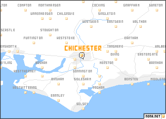 map of Chichester