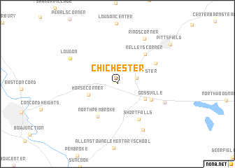 map of Chichester