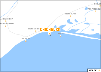 map of Chichëvka