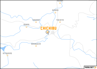 map of Chichibu