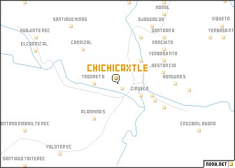 map of Chichicaxtle