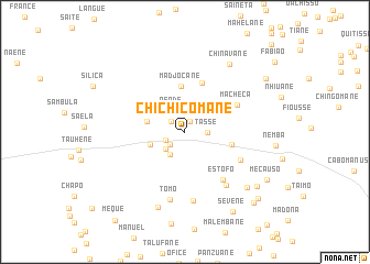 map of Chichicomane