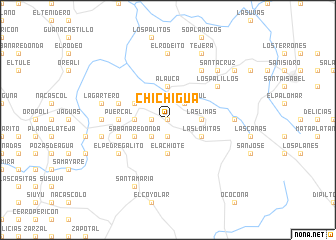 map of Chichigua