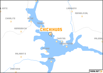 map of Chichihuas