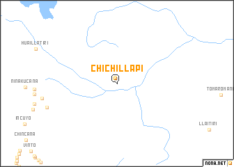 map of Chichillapi