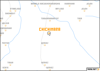 map of Chʼichʼimara