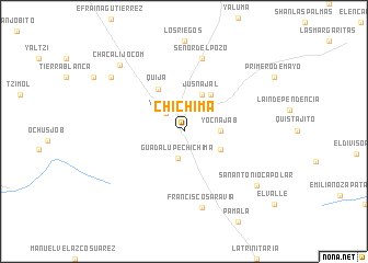 map of Chichima