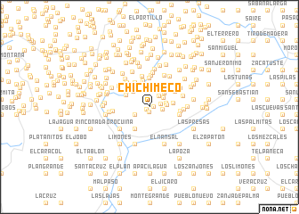 map of Chichimeco