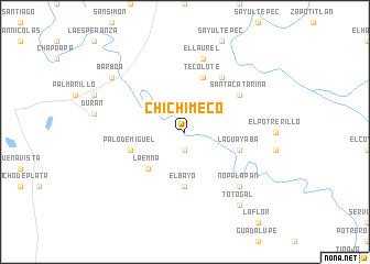 map of Chichimeco
