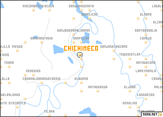 map of Chichimeco