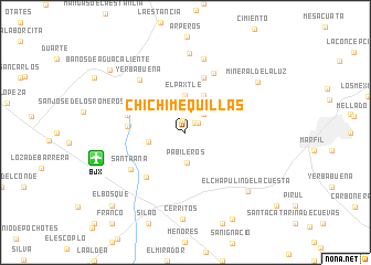 map of Chichimequillas