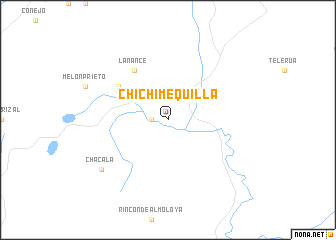 map of Chichimequilla