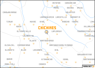 map of Chichimes