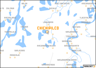 map of Chichipilco