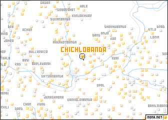 map of Chichlo Bānda