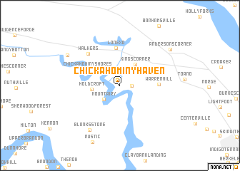 map of Chickahominy Haven