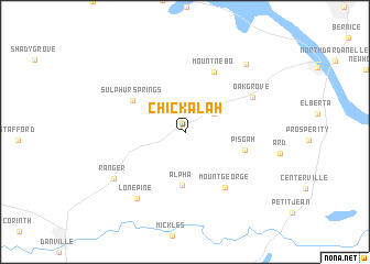 map of Chickalah