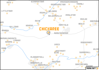 map of Chickaree