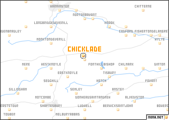 map of Chicklade