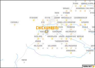 map of Chickumbeni