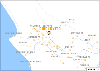 map of Chiclayito