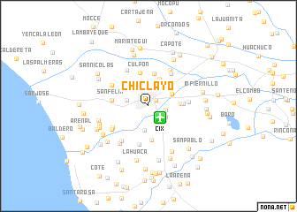 map of Chiclayo