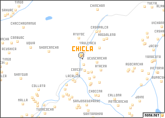 map of Chicla