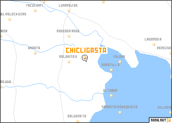 map of Chicligasta