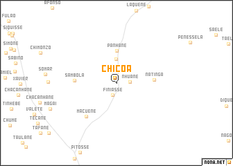 map of Chicoa