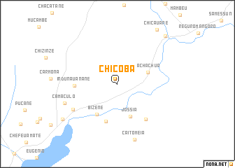 map of Chicoba