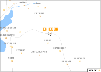 map of Chicoba