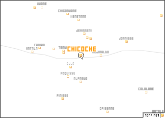 map of Chicoche