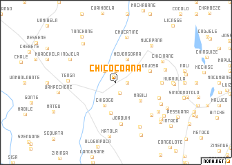 map of Chicocoana