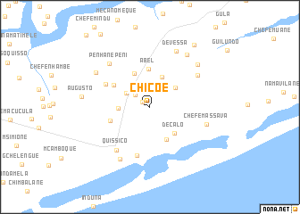 map of Chicoe