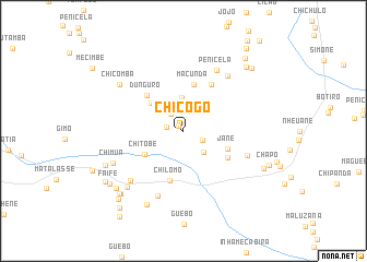map of Chicogo