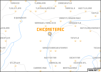 map of Chicometepec