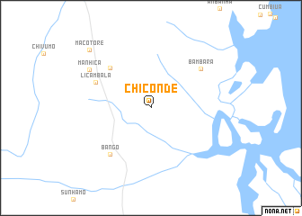 map of Chiconde