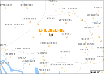 map of Chiconelane