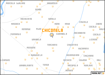 map of Chiconela