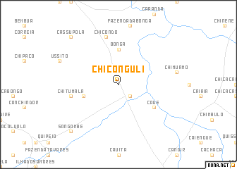 map of Chiconguli