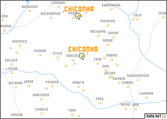 map of Chiconha